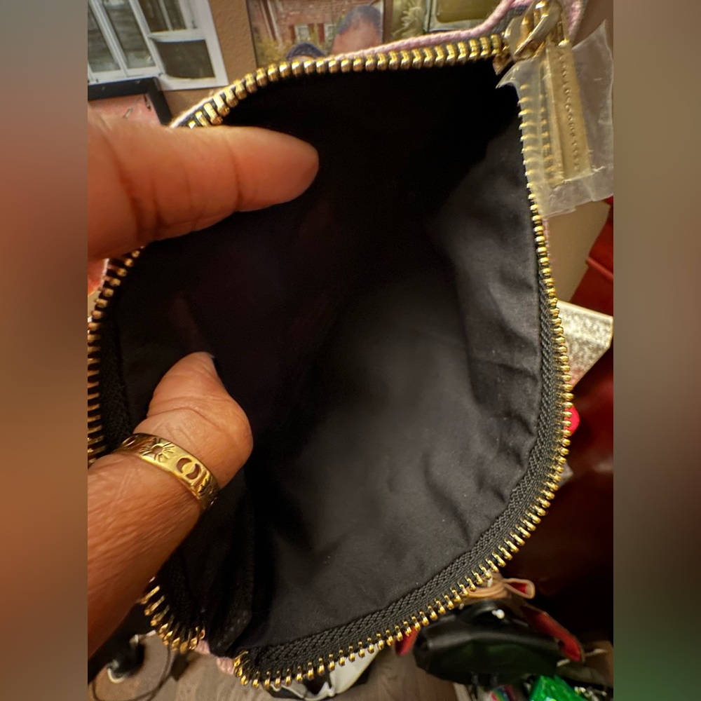 Coach Beige Cosmetic Bag with Signature Monogram NWT - Picture 3 of 4